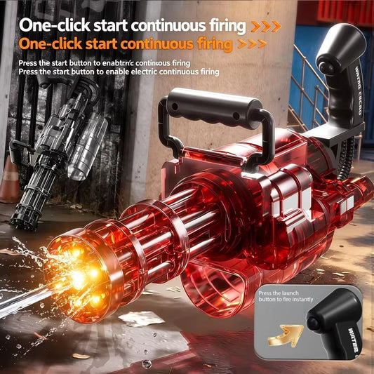 Children Simulated Firing Electric Water Gun Toy Gatling Automatic