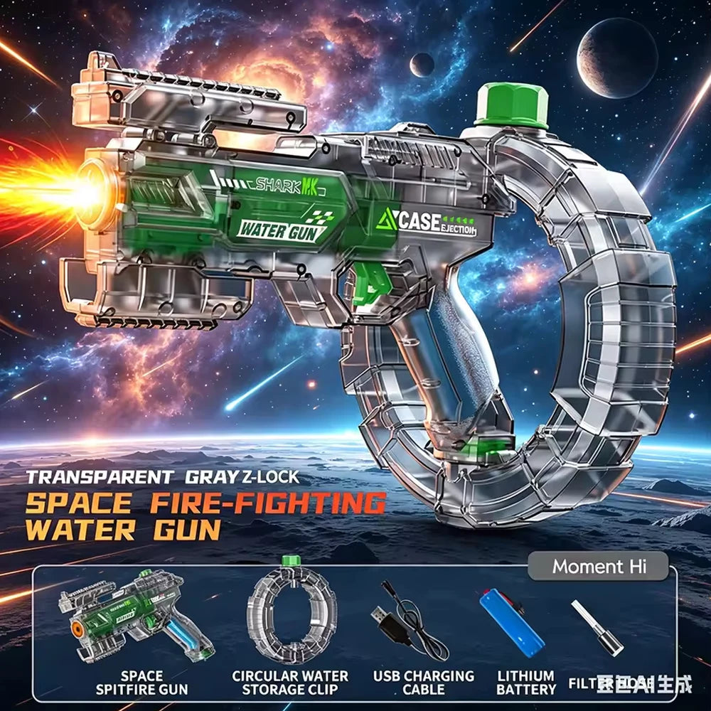 Electric Water Guns For Adults Powerful Sauirt Automatic Water Suction Water Blaster