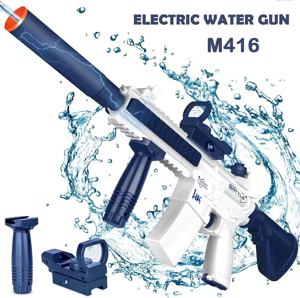 Adult M416 electric water gun, powerful spray, automatic water spray