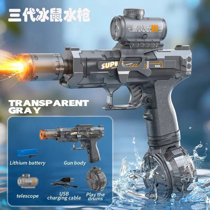 Electric Double Gun Combo Water Guns for Adult Automatic Water Blasters 1pc 2pcs