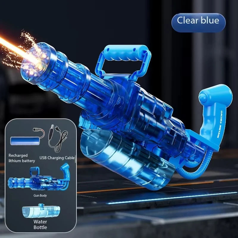 Children Simulated Firing Electric Water Gun Toy Gatling Automatic