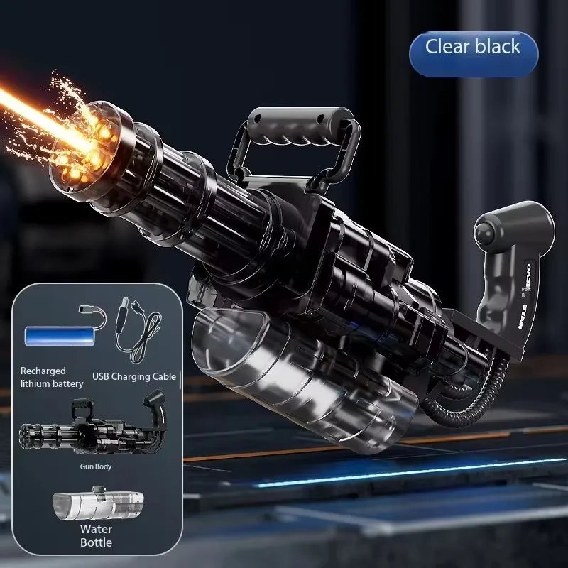 Children Simulated Firing Electric Water Gun Toy Gatling Automatic