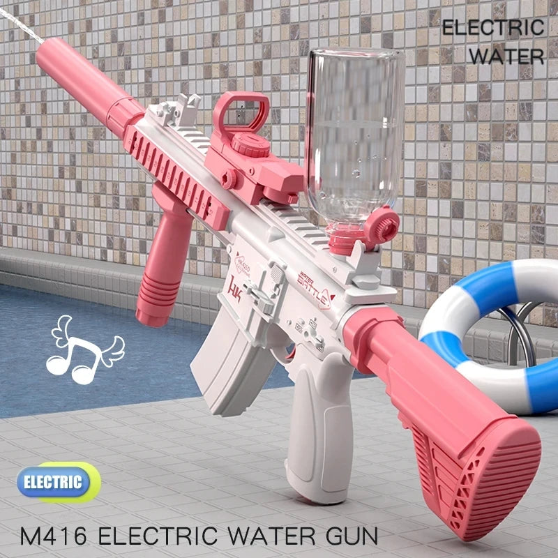 Adult M416 electric water gun, powerful spray, automatic water spray