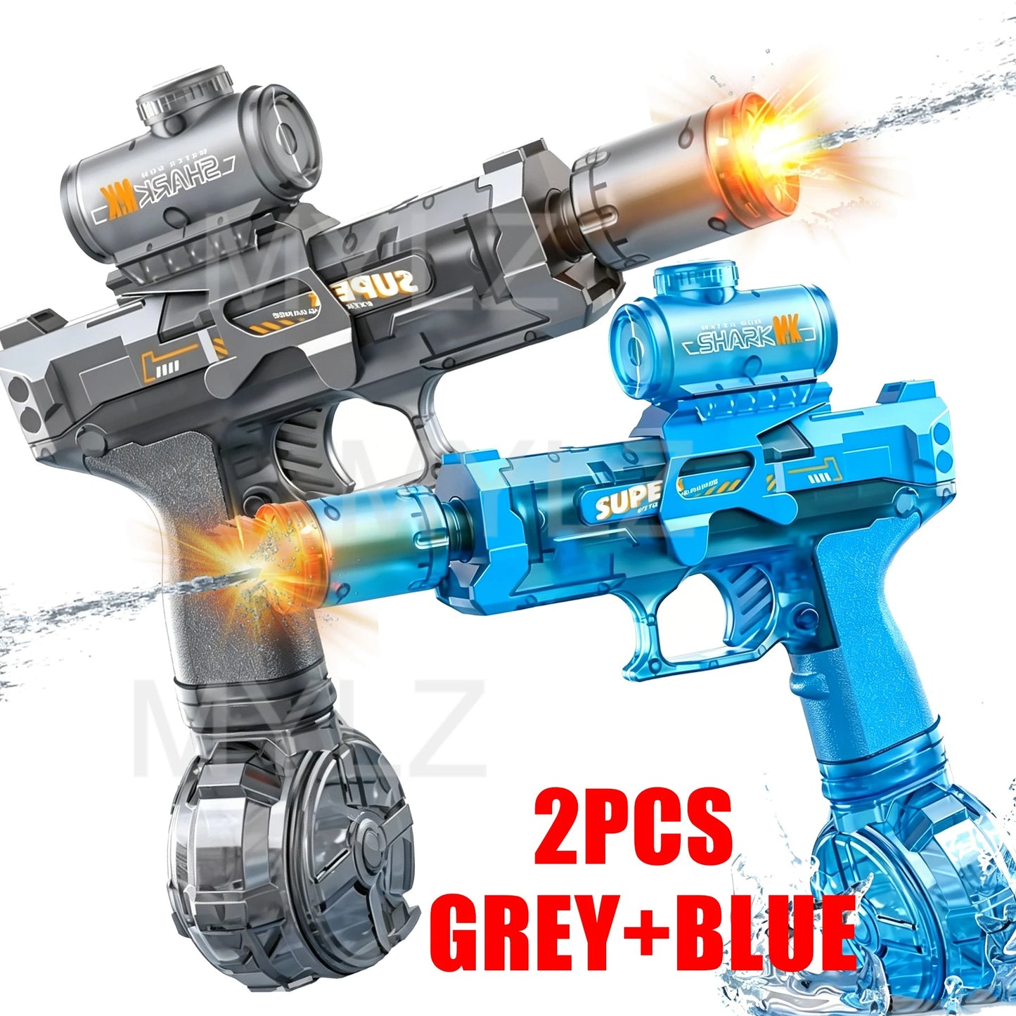 Electric Double Gun Combo Water Guns for Adult Automatic Water Blasters 1pc 2pcs
