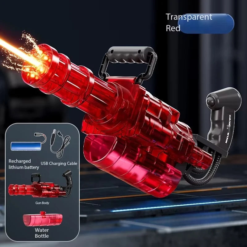 Children Simulated Firing Electric Water Gun Toy Gatling Automatic