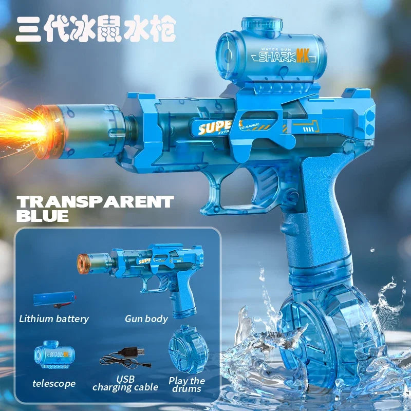 Electric Double Gun Combo Water Guns for Adult Automatic Water Blasters 1pc 2pcs