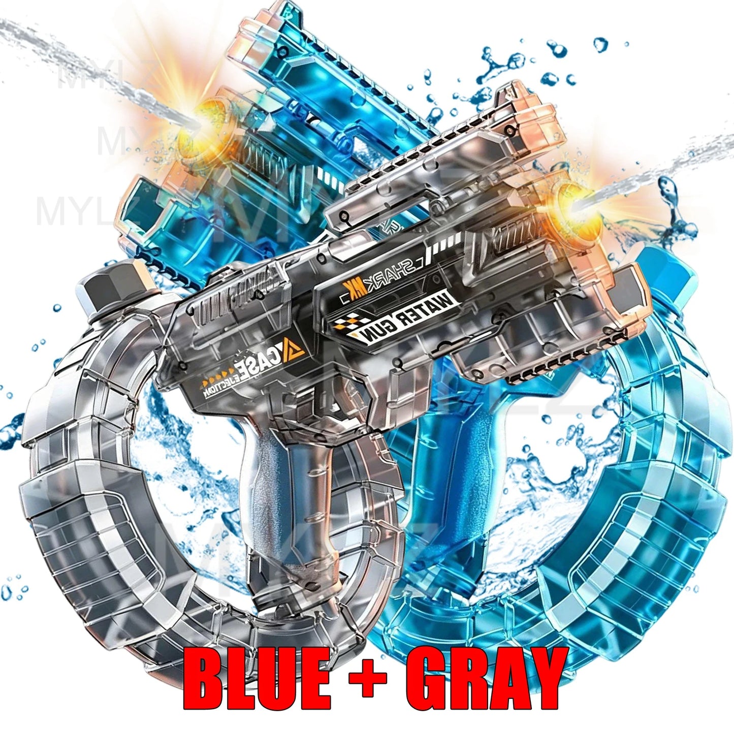 Electric Double Gun Combo Water Guns for Adult Automatic Water Blasters 1pc 2pcs