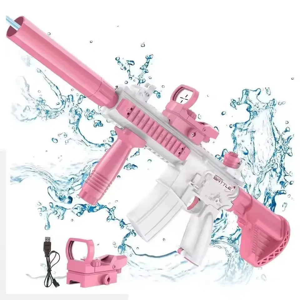 Adult M416 electric water gun, powerful spray, automatic water spray