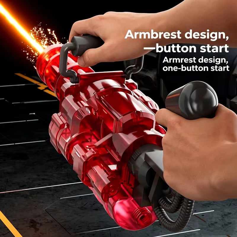 Children Simulated Firing Electric Water Gun Toy Gatling Automatic